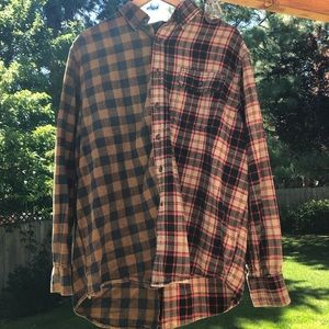 Cut and Sewn Vintage Flannel / Recycled Clothing